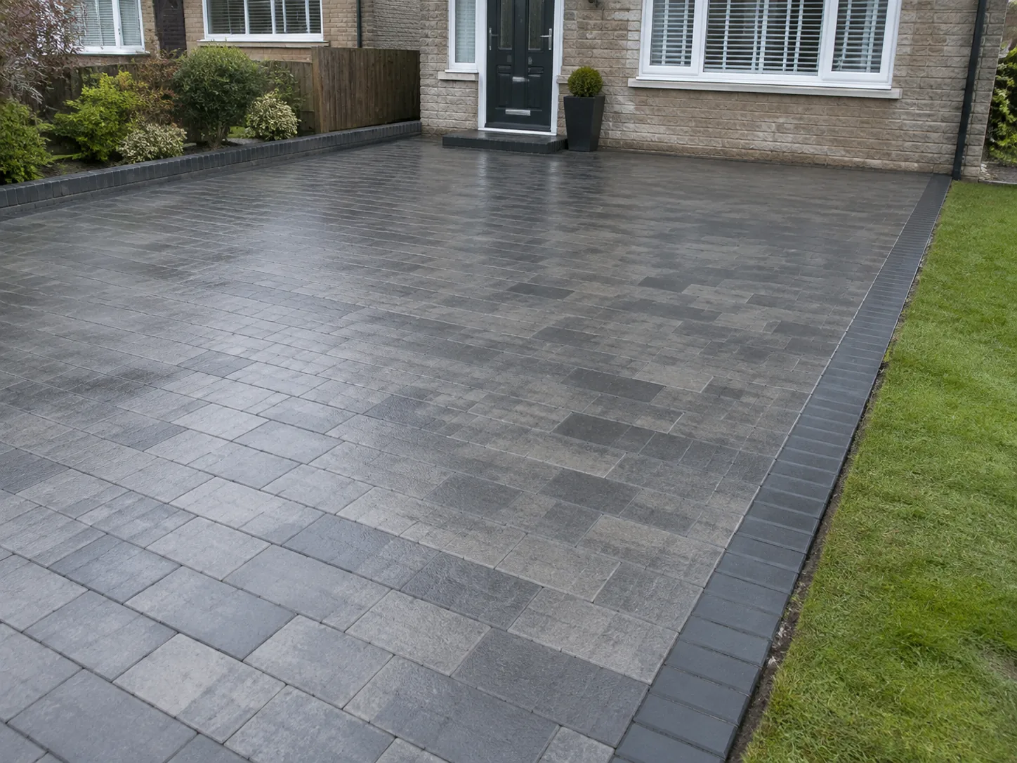 Home Driveway installation — hard surfacing work