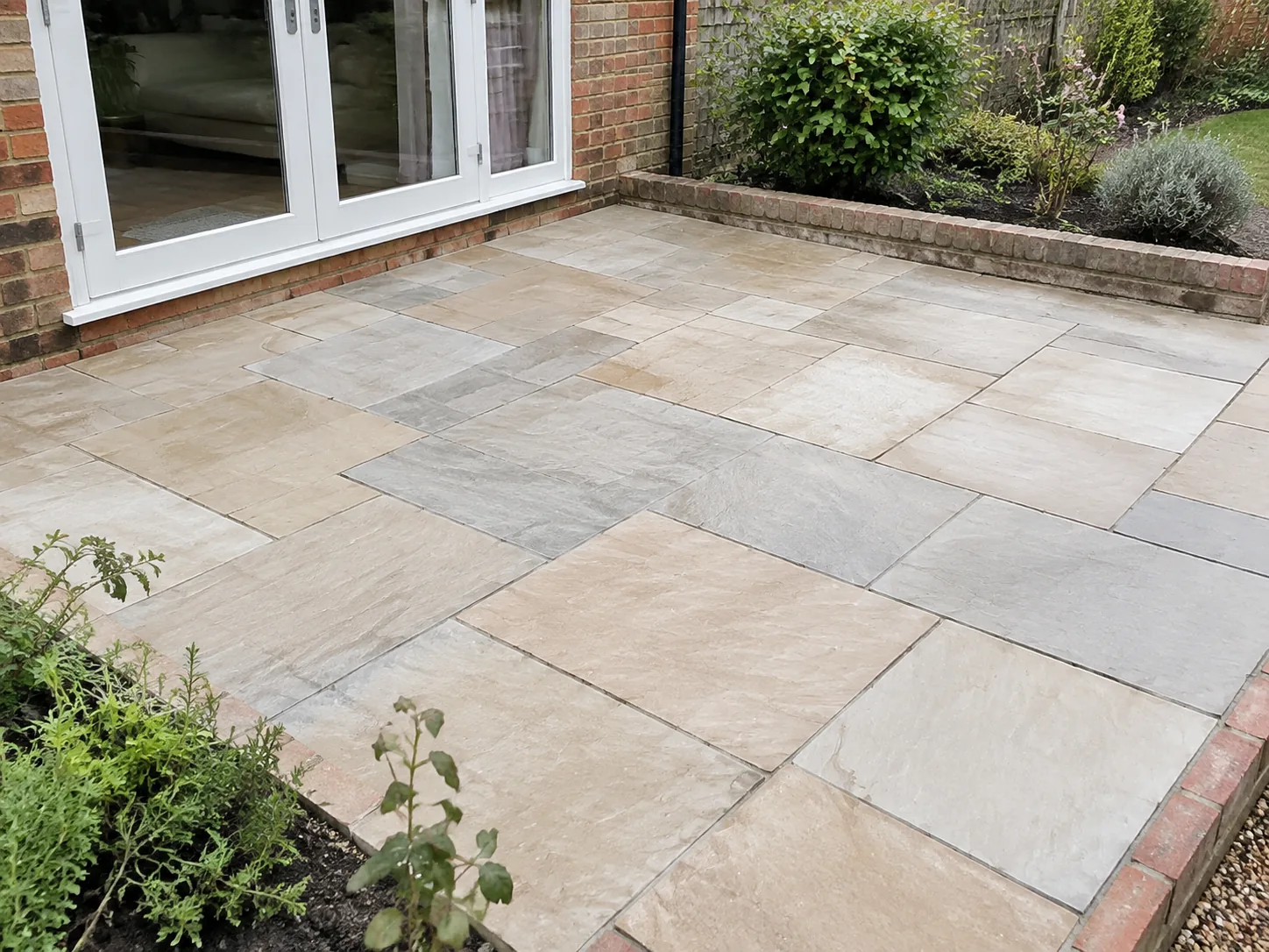 Home Patios & courtyards — hard surfacing work